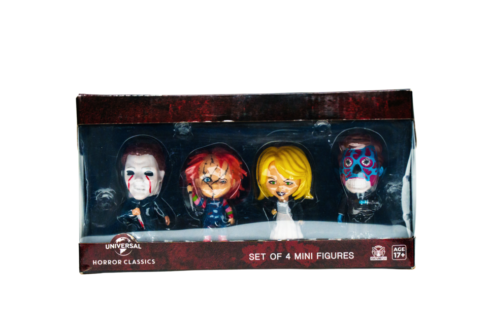 HORROR CLASSICS - CULTURE FLY - SET DE 4 MINI FIGURAS HORROR CLASSICS - CULTURE FLY - SET DE 4 MINI FIGURAS